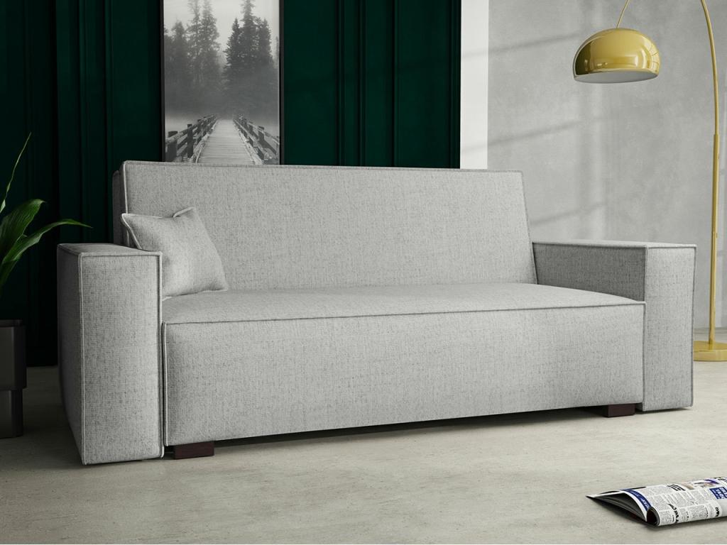Gray Sofa Bed, 85 x 192 x 98 cm