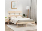 Brown Solid Wood Bed Frame, 120 x 200 cm