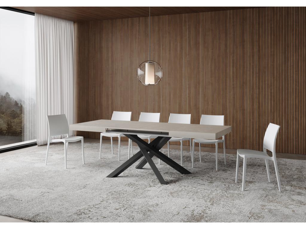 Gray Table, 90 x 140 cm