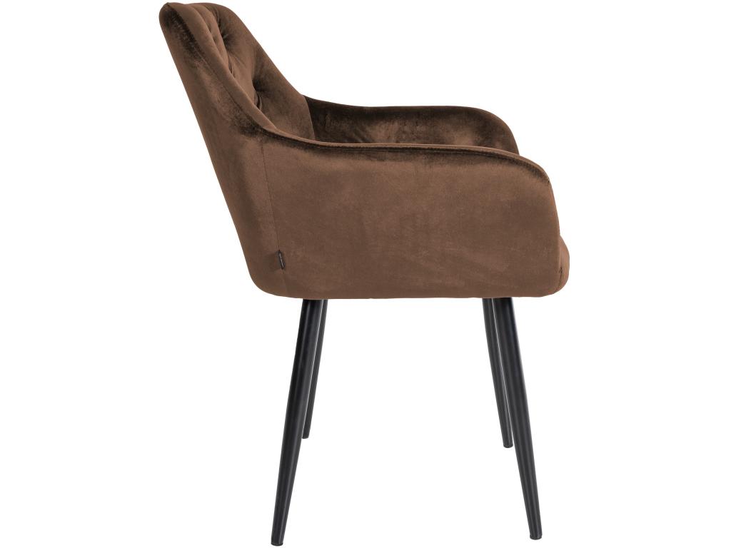 Brown Velvet Chair
