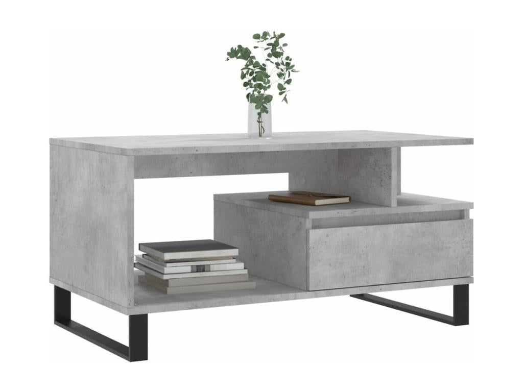 Gray Coffee Table, 90 x 49 x 45 cm
