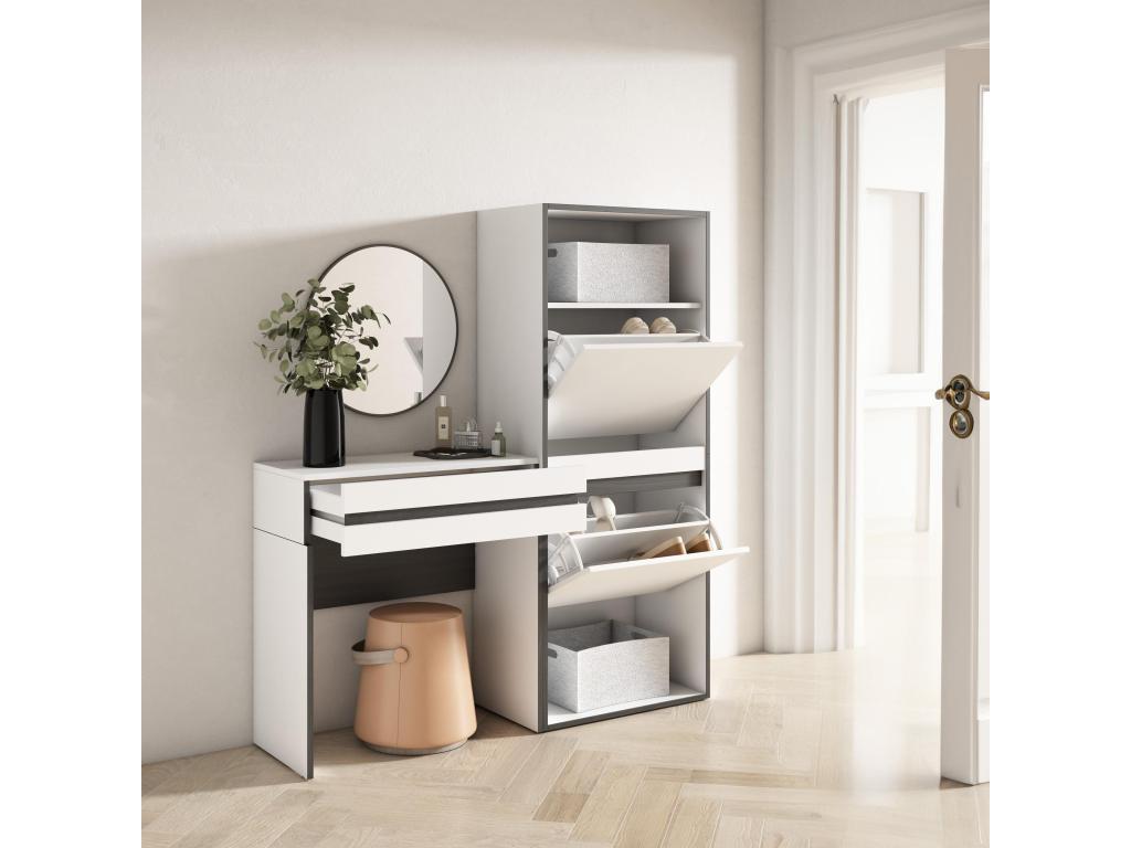 White Table, 130 x 35 x 145 cm