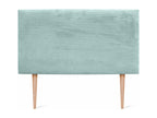 Green Velvet Bed, 80 x 115 cm