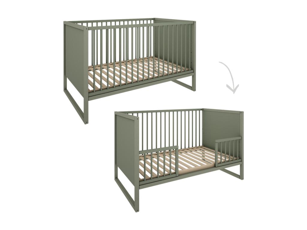 Beige Bed, 70 x 140 cm