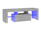 Gray TV Stand, 120 x 35 x 40 cm