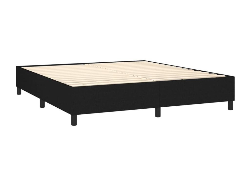 Black Fabric Mattress, 160 x 200 cm