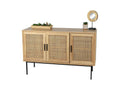 Brown Metal Sideboard, 39 x 77 cm