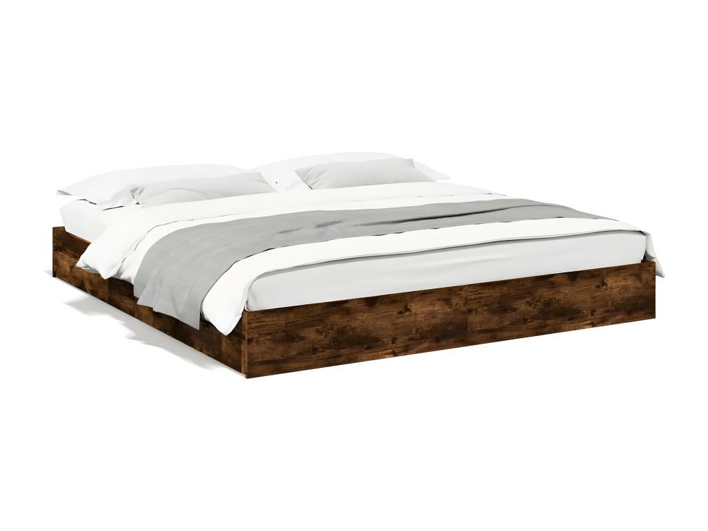 Brown Oak Wood Mattress, 200 x 200 cm