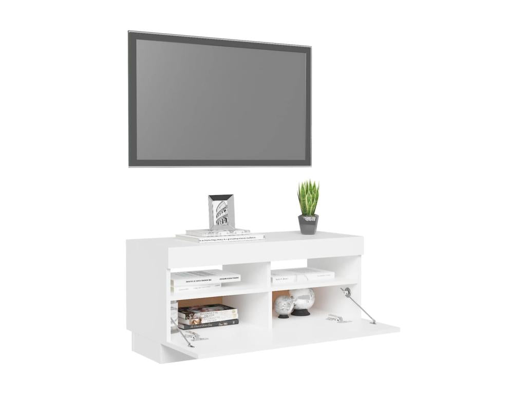 White TV Stand, 80 x 35 x 40 cm