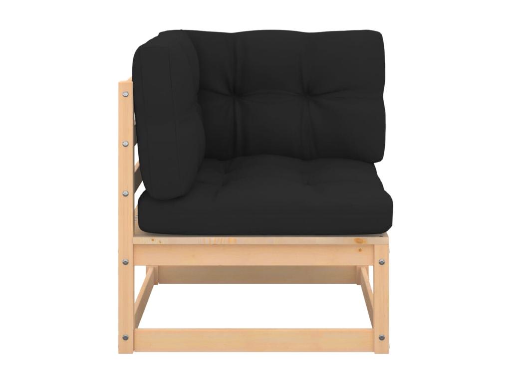 Anthracite Pine Wood Outdoor Furniture Set - dlz1766578752394