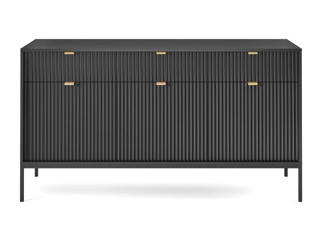 Black Sideboard, 154 x 39 x 83 cm