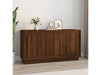 Brown Oak Wood Sideboard, 102 x 35 x 55 cm