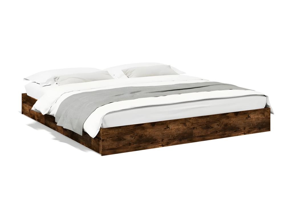 Brown Oak Wood Mattress, 200 x 200 cm