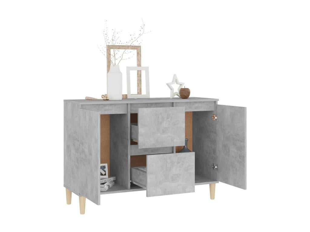 Gray Sideboard, 103.5 x 35 x 70 cm