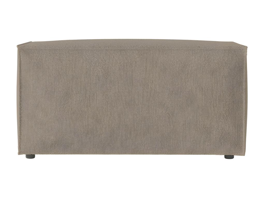 Boucle Fabric Ottoman