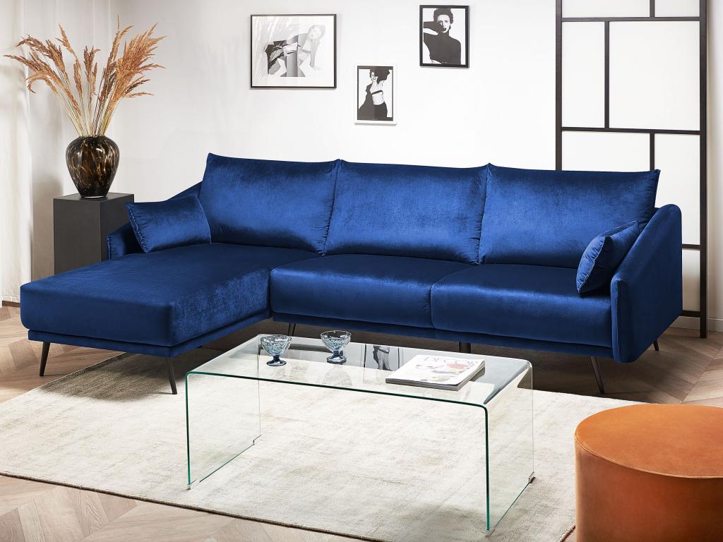 Blue Velvet Sofa