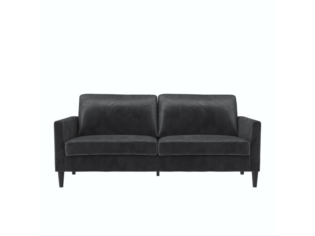 Gray Velvet Sofa