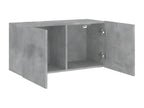 Gray TV Stand, 80 x 30 x 41 cm