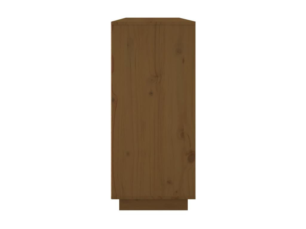 Brown Solid Wood Sideboard, 120 x 35 x 80 cm