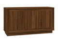 Brown Oak Wood Sideboard, 102 x 35 x 55 cm
