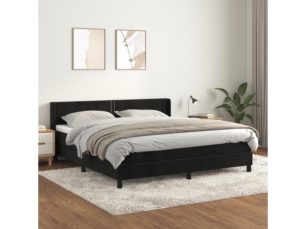 Black Velvet Mattress, 160 x 200 cm