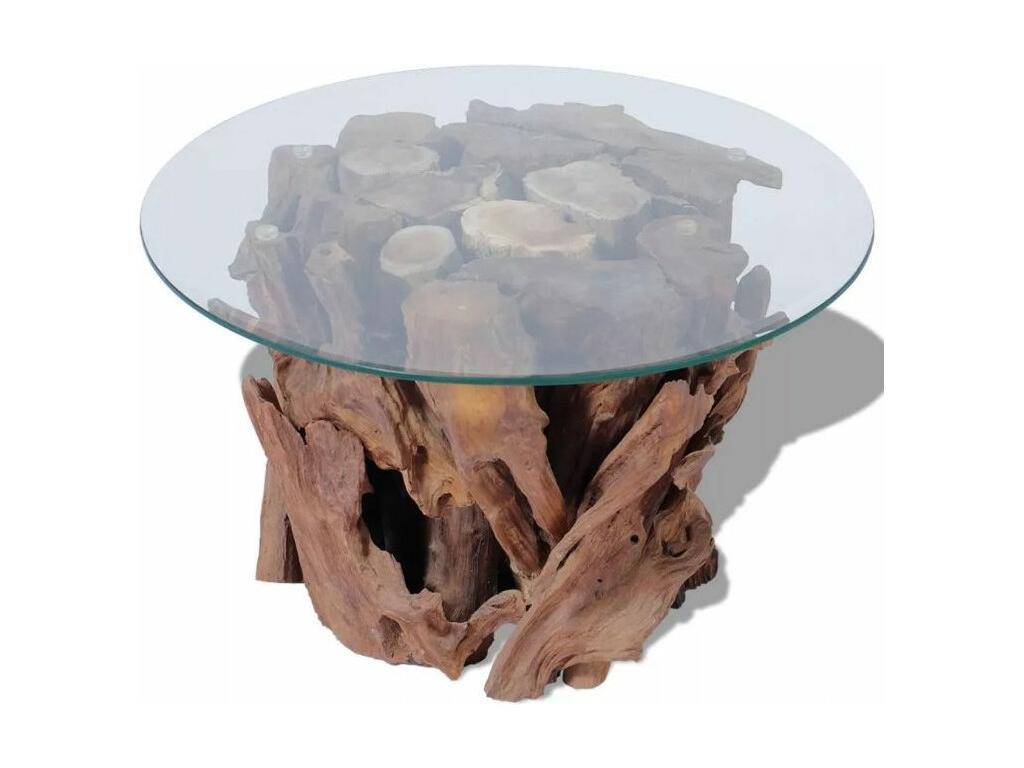 Natural Glass Coffee Table