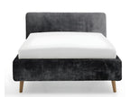 Anthracite Bed, 140 x 200 cm