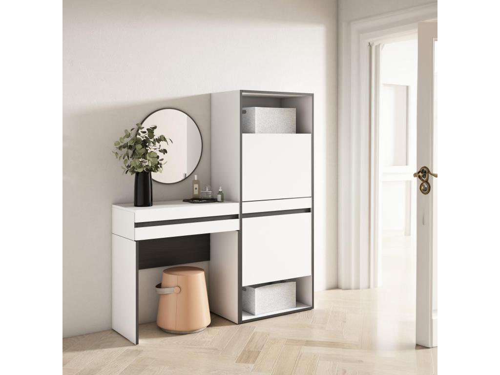 White Table, 130 x 35 x 145 cm