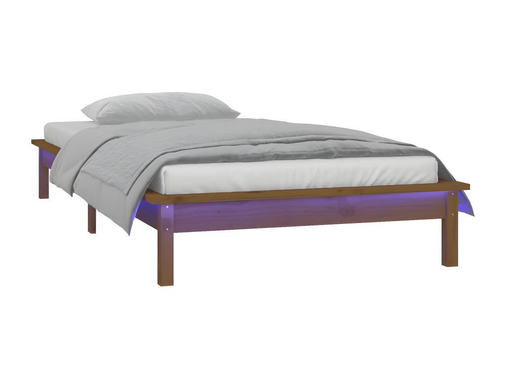 Brown Solid Wood Mattress, 90 x 200 cm