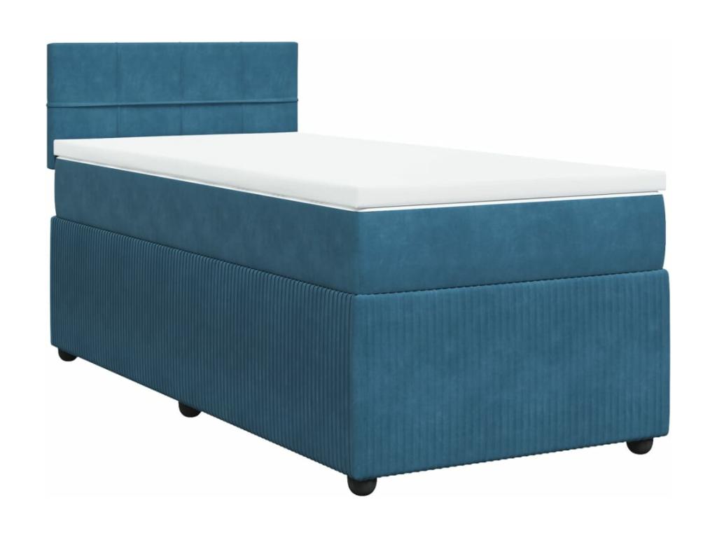 Blue Velvet Mattress, 80 x 200 cm