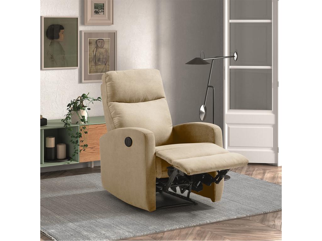 Beige Accent Chair