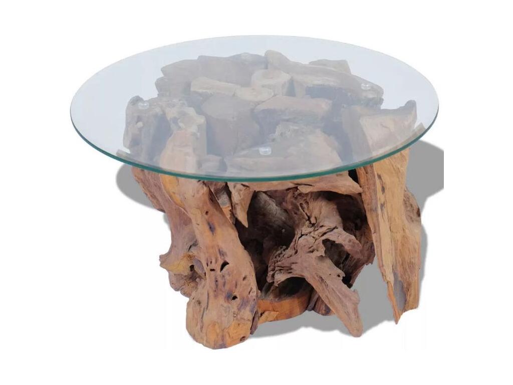 Natural Glass Coffee Table