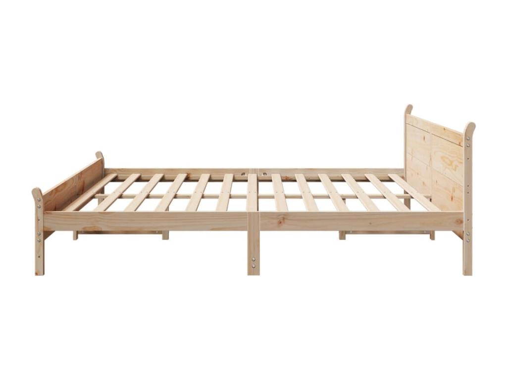 Natural Solid Wood Mattress, 200 x 200 cm