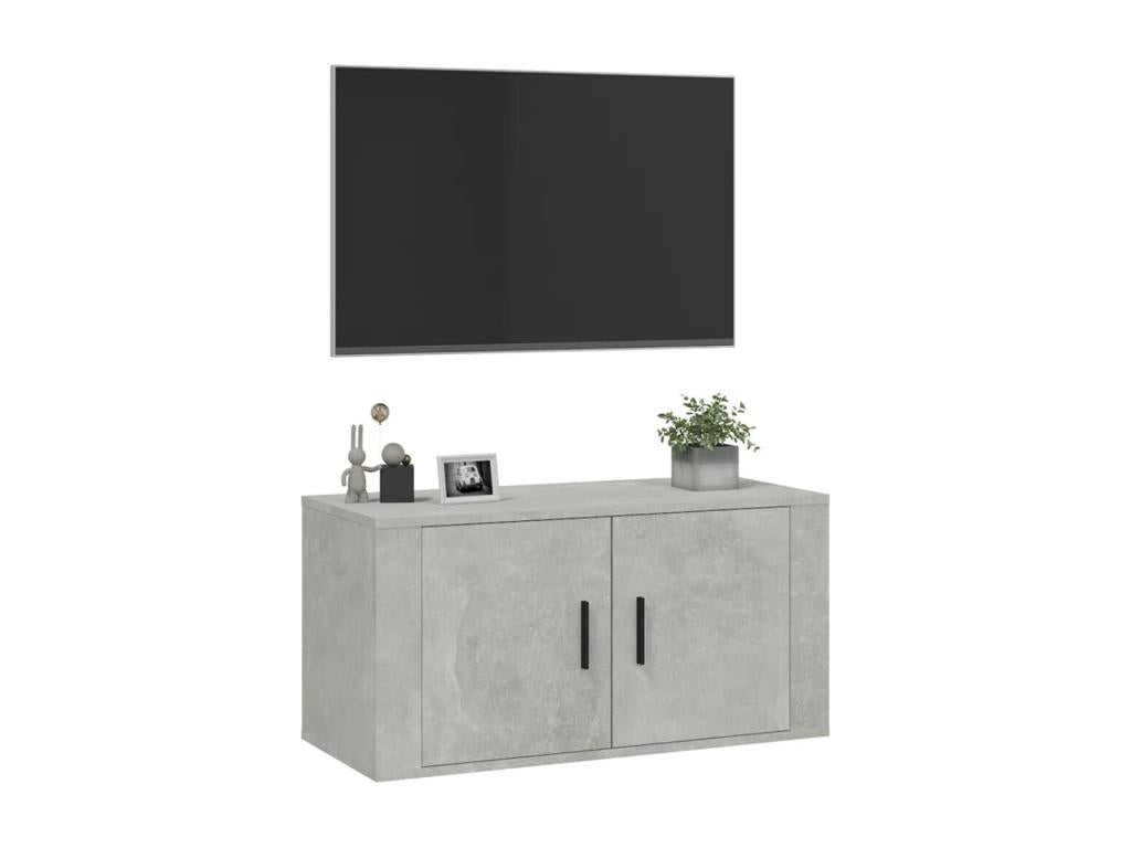 Gray TV Stand, 80 x 34.5 x 40 cm