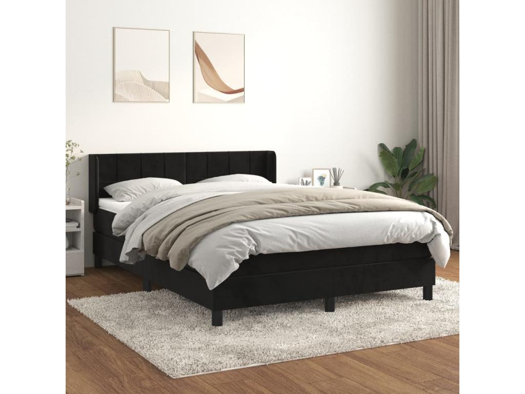White Velvet Mattress, 140 x 200 cm