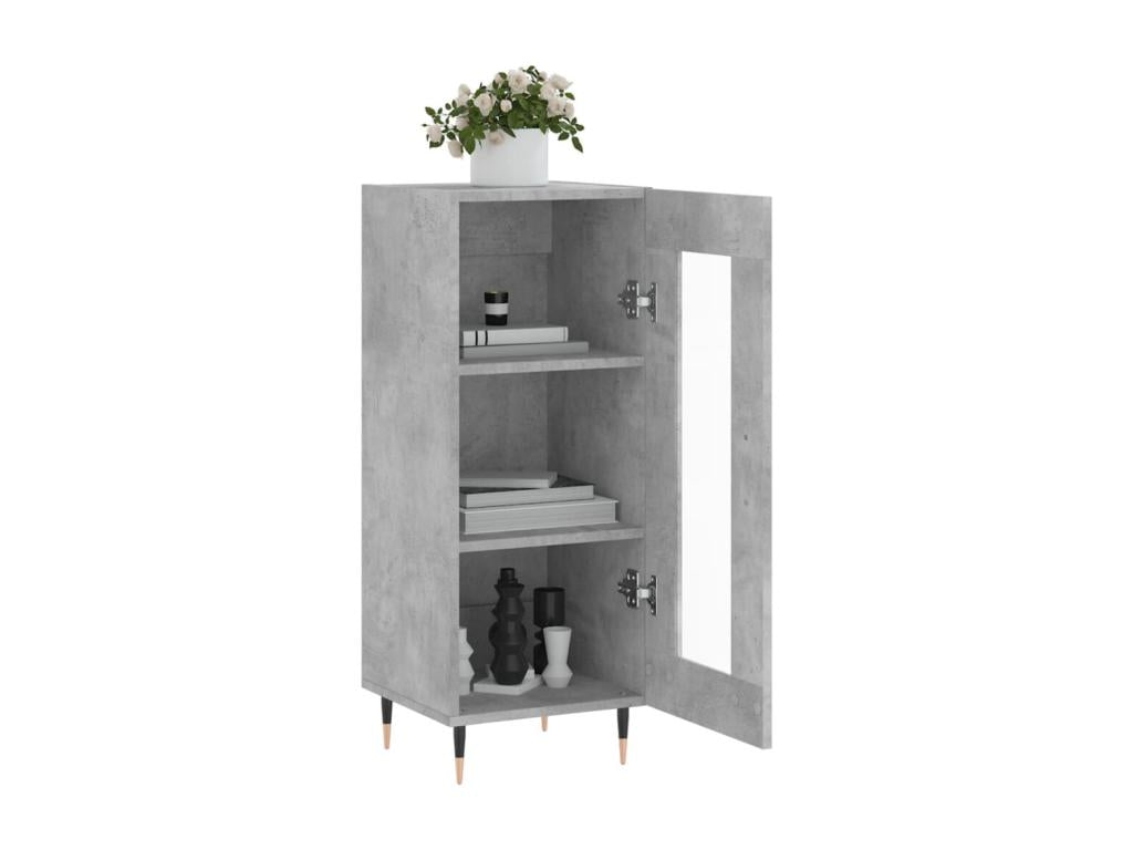 Gray Sideboard, 34.5 x 34 x 90 cm