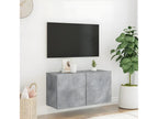 Gray TV Stand, 80 x 30 x 41 cm
