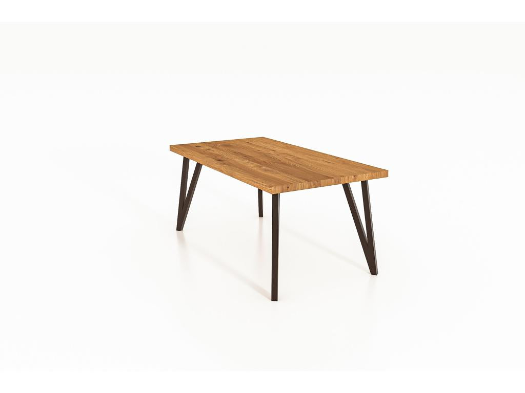 Natural Oak Wood Coffee Table, 60 x 110 cm