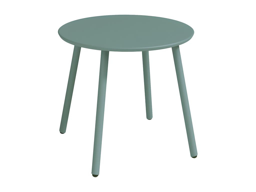 Green Metal Side Table