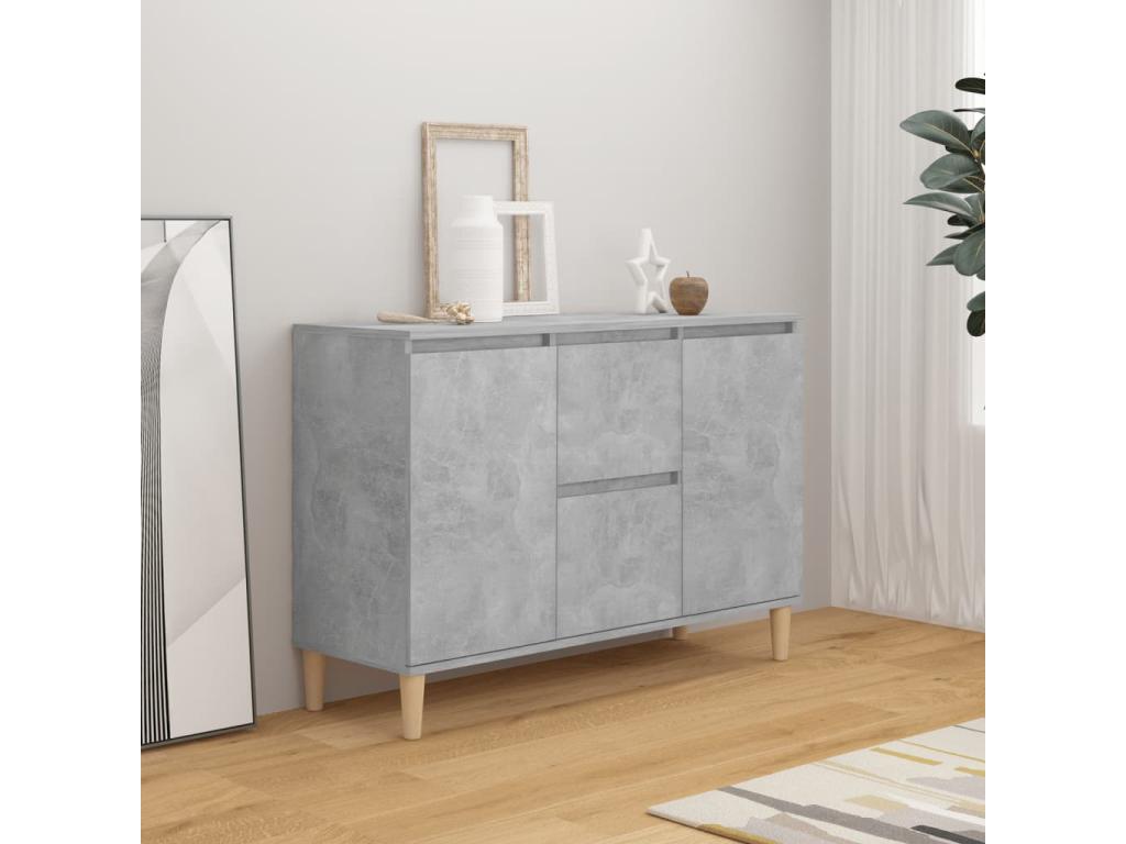 Gray Sideboard, 103.5 x 35 x 70 cm