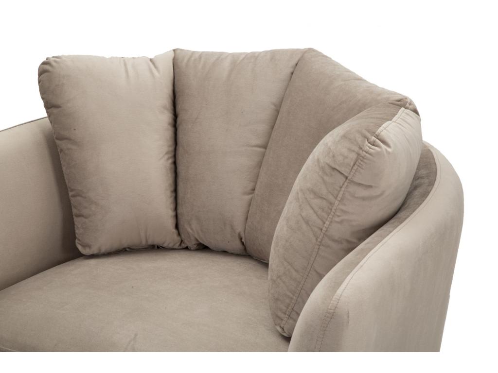 Gray Accent Chair, 88 x 77 x 74 cm