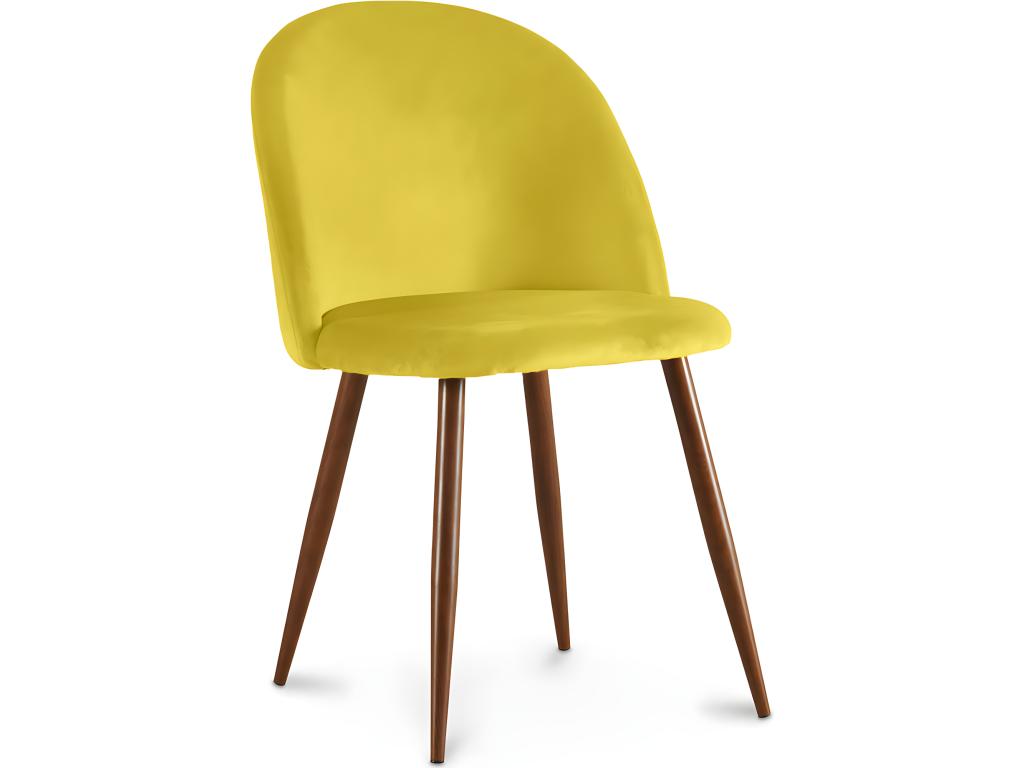 Yellow Velvet Chair