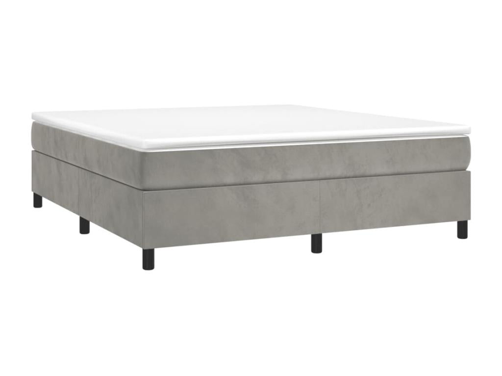 Gray Velvet Mattress, 160 x 200 cm