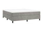 Gray Velvet Mattress, 160 x 200 cm