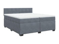 Gray Velvet Mattress, 200 x 200 cm
