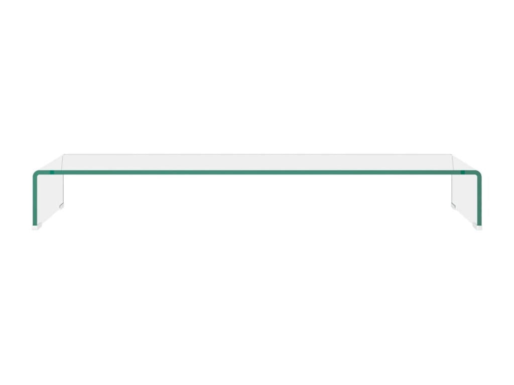 Glass TV Stand, 100 x 30 x 13 cm