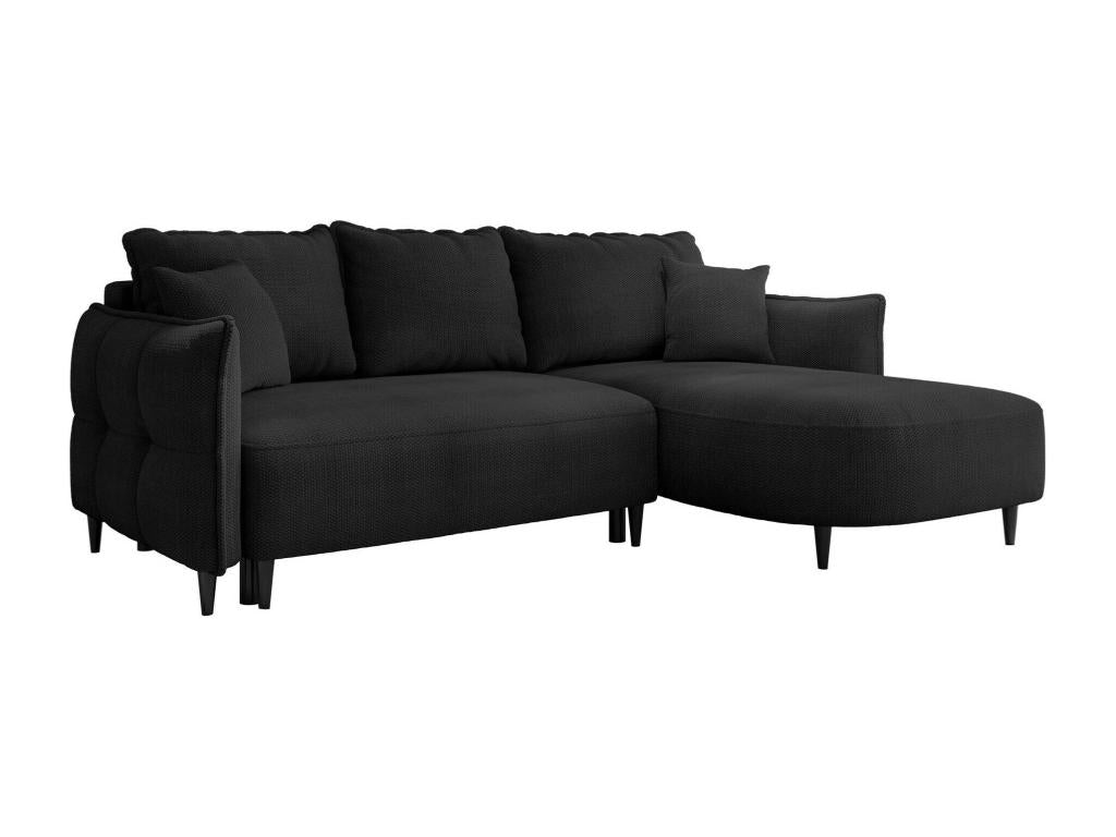 Black Sofa, 244 x 165 x 76 cm