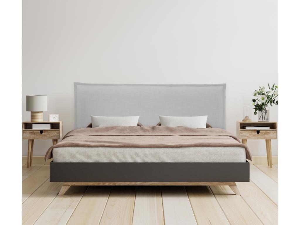 Gray Bed, 145 x 50 cm