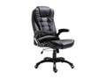 Black Faux Leather Chair