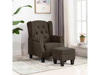 Brown Accent Chair - dlz1766578810002